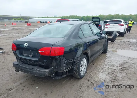 2012 Volkswagen Jetta 2.0L S from USA, damaged, VIN 3VW2K7AJ3CM345279